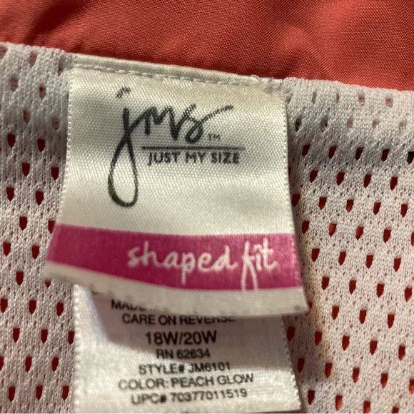 Just My Size women's wind jacket. Size 18w/20w. In great condition - Picture 5 of 5